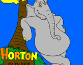 Dibuix Horton pintat per carles