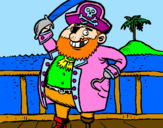 Dibuix Pirata a bord pintat per pluvio