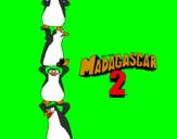 Dibuix Madagascar 2 Pingüins pintat per judit ferrer