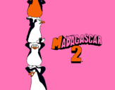 Dibuix Madagascar 2 Pingüins pintat per andrew