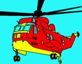 Dibuix Helicòpter al rescat  pintat per Rodrigo