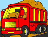 Dibuix Camió de càrrega pintat per Xavi