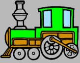 Dibuix Tren pintat per roger