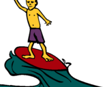 Dibuix Surfista pintat per gabrielprimero
