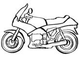 Dibuix Motocicleta pintat per teresa