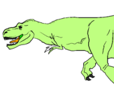 Dibuix Tiranosaure rex pintat per damiáz