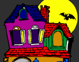 Dibuix Casa del misteri  pintat per ARNAU