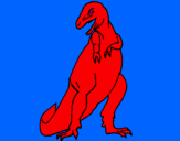 Dibuix Tiranosaurios rex  pintat per AARON