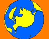 Dibuix Planeta Terra pintat per ARNAU.L.O