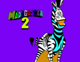 Dibuix Madagascar 2 Marty pintat per anònim