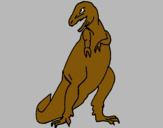 Dibuix Tiranosaurios rex  pintat per MARGA