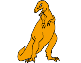 Dibuix Tiranosaurios rex  pintat per joan