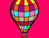 Dibuix Globus aerostàtic pintat per mireia