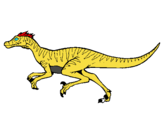 Dibuix Velociraptor  pintat per laura