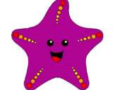Dibuix Estrella de mar pintat per ARNAU