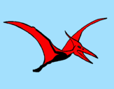 Dibuix Pterodàctil pintat per carles fradera