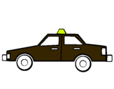 Dibuix Taxi pintat per miriam  navarro  llatas