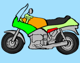 Dibuix Motocicleta pintat per bb