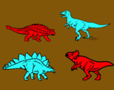 Dibuix Dinosauris de terra pintat per ton bardina bernadich