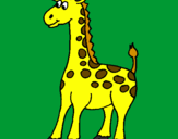 Dibuix Girafa pintat per Manolita