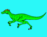 Dibuix Velociraptor  pintat per yusbel