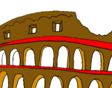Dibuix Coliseu pintat per Ferran