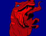 Dibuix Velociraptor II pintat per GUILLEM
