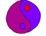Dibuix Yin yang pintat per arvinder