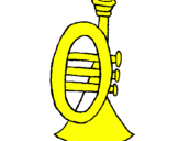 Dibuix Trompeta pintat per instrument2