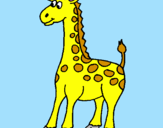 Dibuix Girafa pintat per mireia