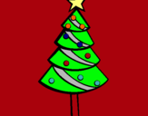 Dibuix Arbre de nadal II  pintat per ot