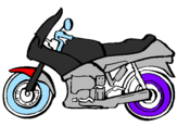 Dibuix Motocicleta pintat per Enric