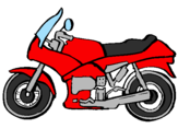 Dibuix Motocicleta pintat per Pere
