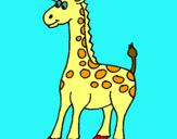 Dibuix Girafa pintat per Júlia