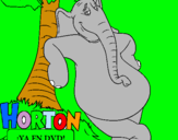 Dibuix Horton pintat per arnau
