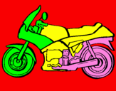 Dibuix Motocicleta pintat per NURIA