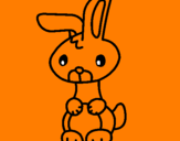 Dibuix Art el conill pintat per AROA