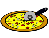 Dibuix Pizza pintat per Joan03