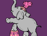 Dibuix Elefant pintat per zaida