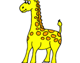 Dibuix Girafa pintat per Marc