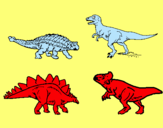 Dibuix Dinosauris de terra pintat per alex