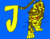 Dibuix Jaguar pintat per jaume i  joan