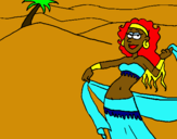 Dibuix Sahara pintat per JUDITH