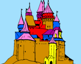 Dibuix Castell medieval pintat per Emma