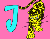 Dibuix Jaguar pintat per Judit