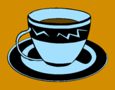 Dibuix Tassa de cafè pintat per berta camprubi
