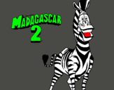 Dibuix Madagascar 2 Marty pintat per Joan
