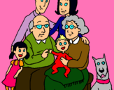 Dibuix Família pintat per maria888800