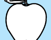 Dibuix poma pintat per 31