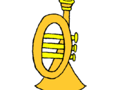 Dibuix Trompeta pintat per trompeta